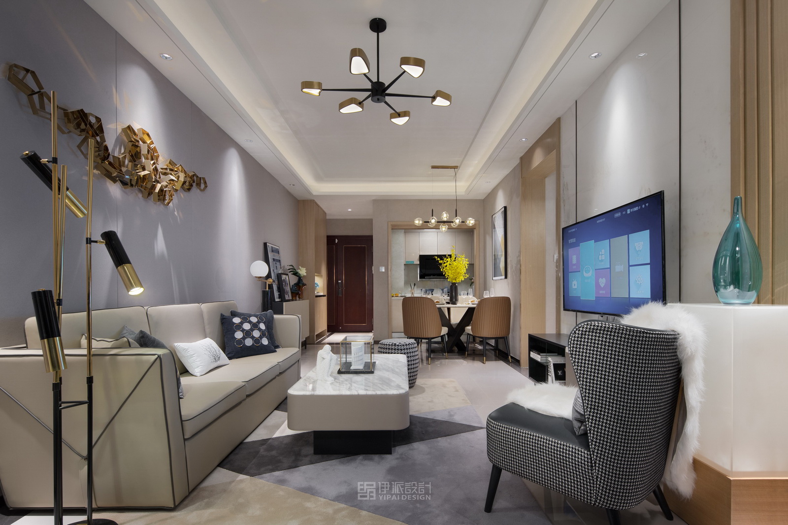 豐盛·101—B戶型樣板間軟裝設計