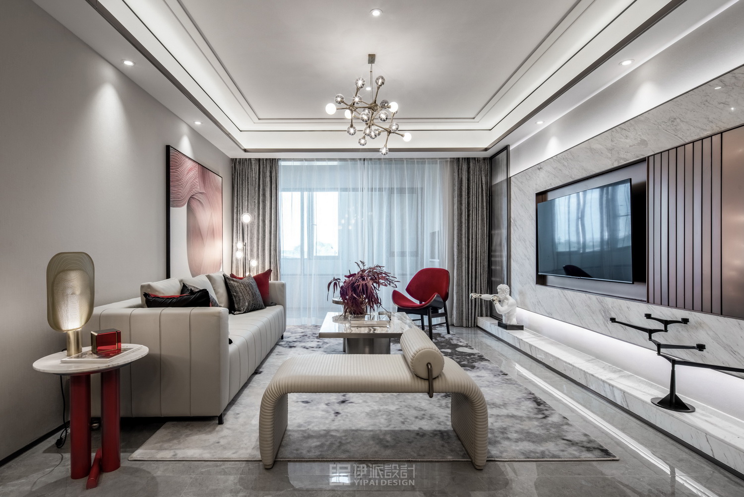 柳湖印東方雅韻樣板房軟裝設計