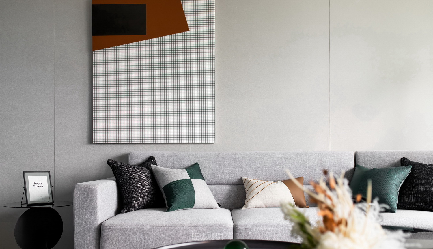 青島·天一仁和·云璽城現代典雅樣板間軟裝設計